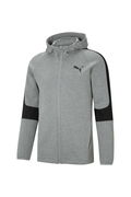 Puma Kapüşonlu Fermuarlı Sweat GRİ