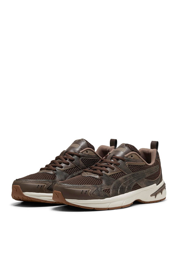 Puma Milenio Tech 2000 Crafted Leather Erkek Spor Ayakkabı KAHVERENGI