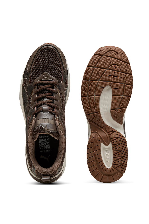 Puma Milenio Tech 2000 Crafted Leather Erkek Spor Ayakkabı KAHVERENGI