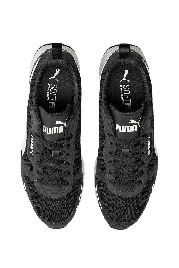 Puma R78 Erkek Spor Ayakkabı SIYAH-BEYA