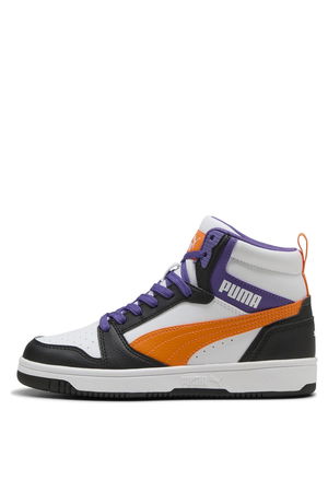 Puma Rebound V6 Mid Jr Kadın Spor Ayakkabı Beyaz Puma Rebound V6 Mid Jr Kadın Spor Ayakkabı Beyaz