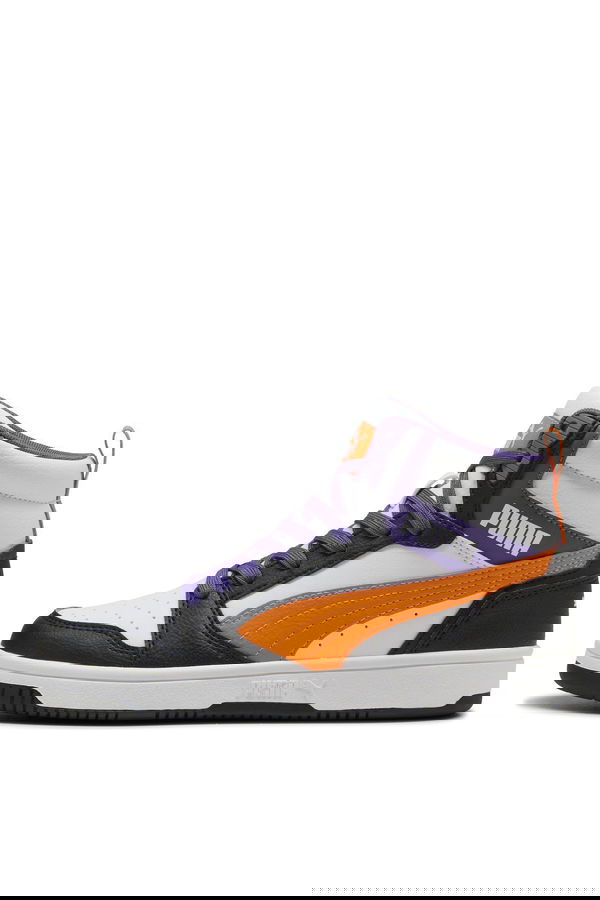 Puma Rebound V6 Mid Jr Kadın Spor Ayakkabı Beyaz