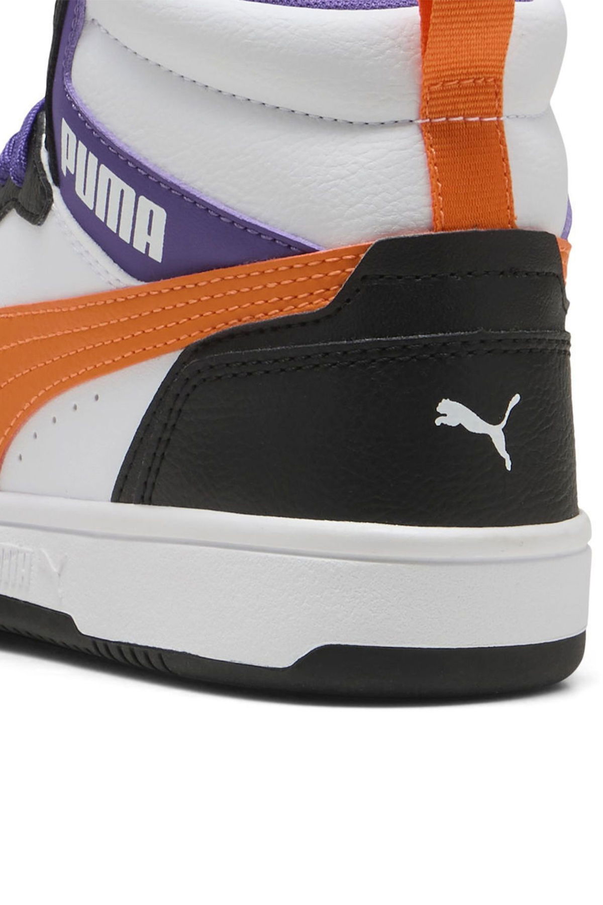 Puma Rebound V6 Mid Jr Kadın Spor Ayakkabı Beyaz Puma Rebound V6 Mid Jr Kadın Spor Ayakkabı Beyaz