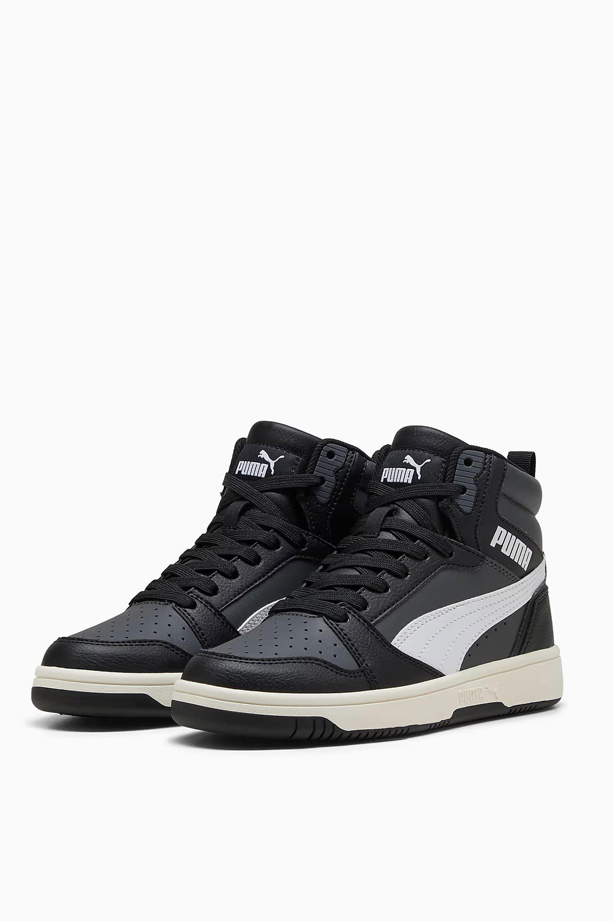 Puma Rebound V6 Mid Jr Kadın Spor Ayakkabı SIYAH Puma Rebound V6 Mid Jr Kadın Spor Ayakkabı SIYAH