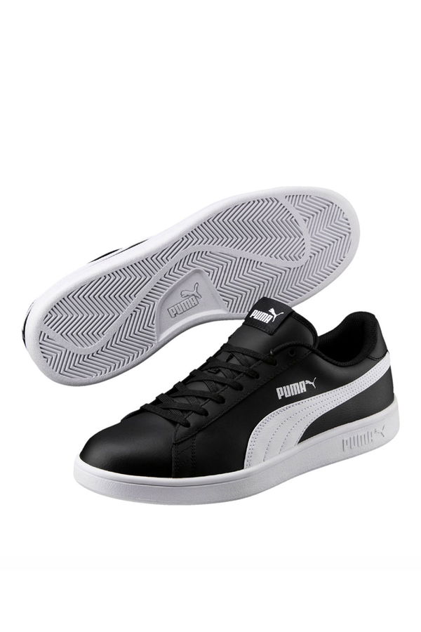 Puma Smash Erkek Spor Ayakkabı SIYAH-BEYA Puma Smash Erkek Spor Ayakkabı SIYAH-BEYA