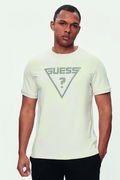 Guess Baskılı Erkek T-shirt KUM BEJİ