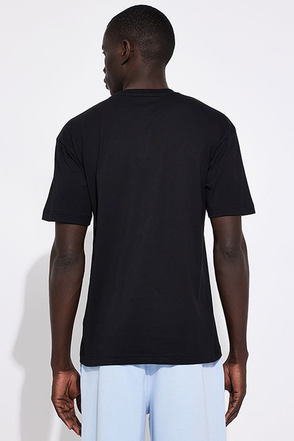 Calvin Klein Baskılı Erkek T-shirt Ck Black