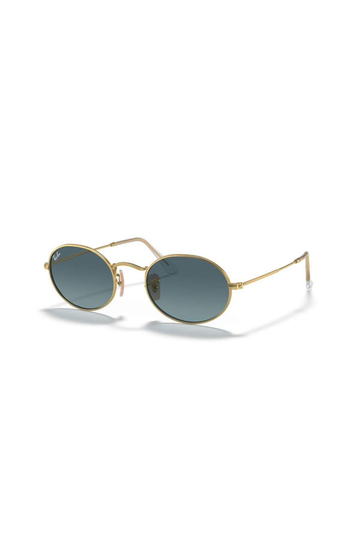 Ray-Ban Oval Metal Erkek Güneş Gözlüğü ALTINGRİ