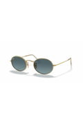 Ray-Ban Oval Metal Erkek Güneş Gözlüğü ALTINGRİ