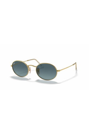Ray-Ban Oval Metal Erkek Güneş Gözlüğü ALTINGRİ
