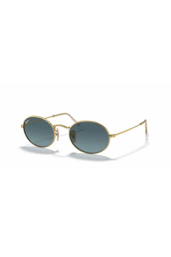 Ray-Ban Oval Metal Erkek Güneş Gözlüğü ALTINGRİ