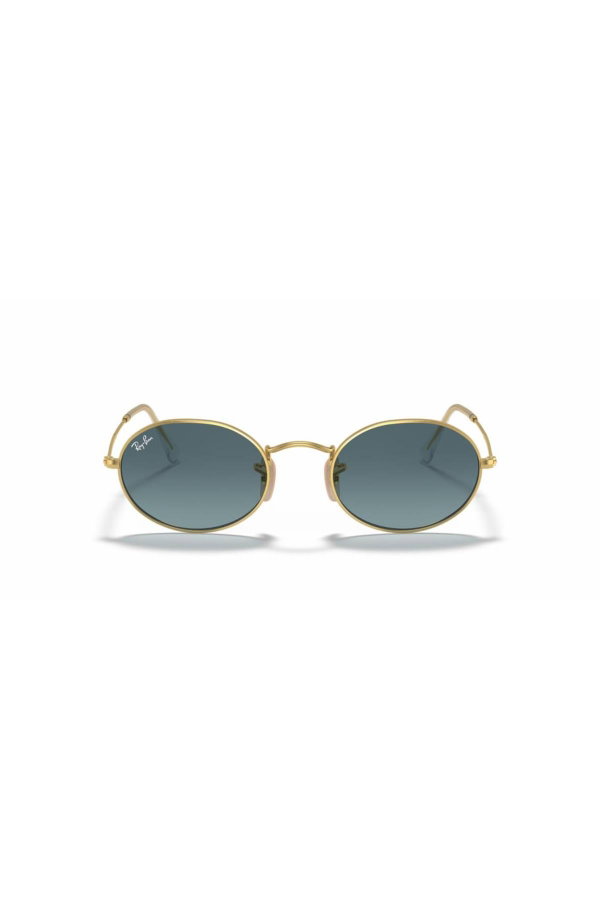 Ray-Ban Oval Metal Erkek Güneş Gözlüğü ALTINGRİ