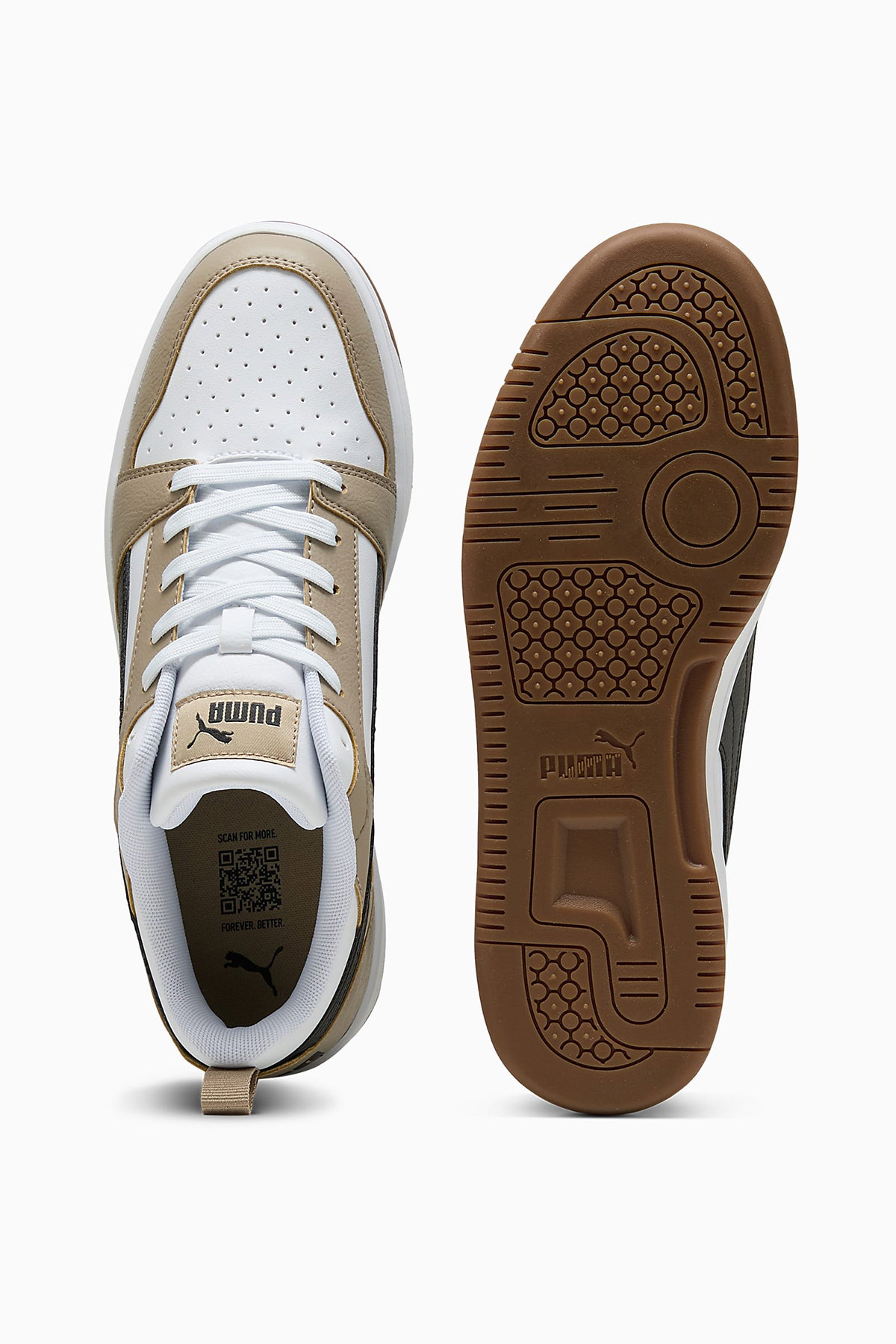 Puma Rebound V6 Low Erkek Spor Ayakkabı Beyaz