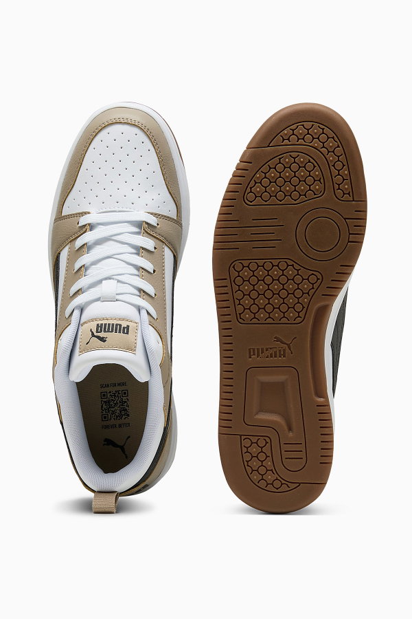Puma Rebound V6 Low Erkek Spor Ayakkabı Beyaz