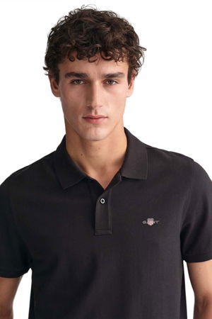 Gant Polo Yaka Erkek T-shirt SİYAH Gant Polo Yaka Erkek T-shirt SİYAH