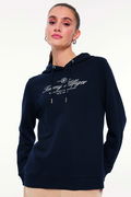 Tommy Hilfiger Kapüşonlu Sweat LACİVERT