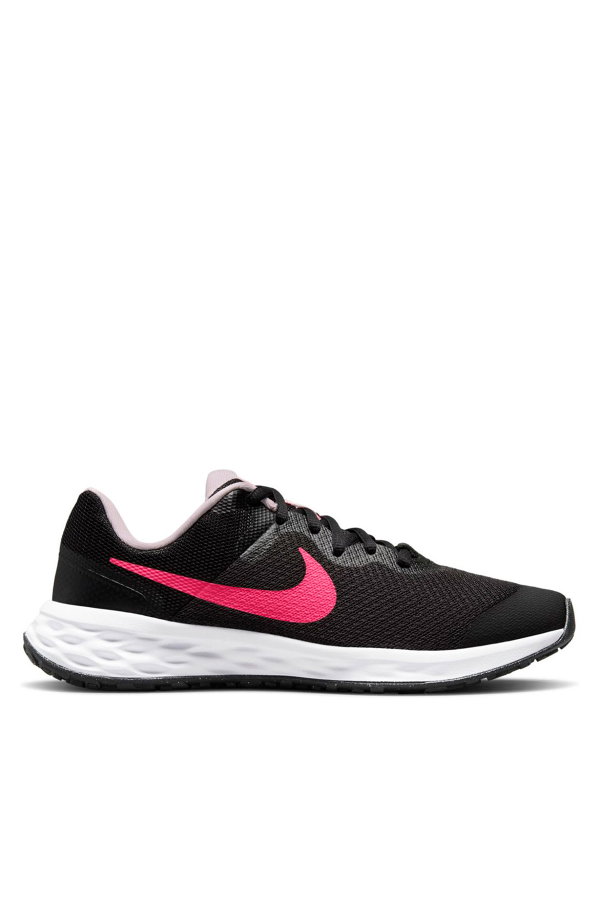 Nike Revolution 6 Nn (Gs) Kadın Spor Ayakkabı SIYAH