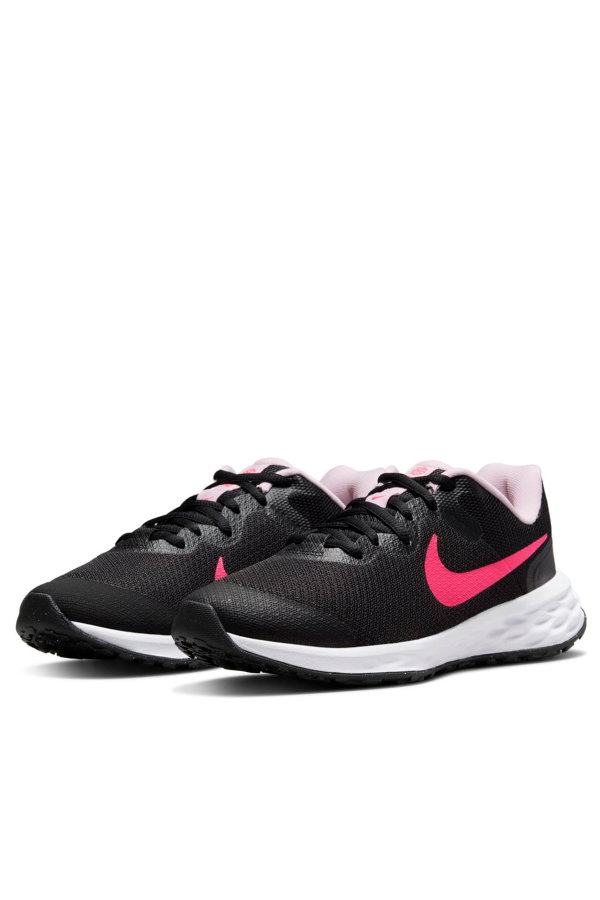 Nike Revolution 6 Nn (Gs) Kadın Spor Ayakkabı SIYAH