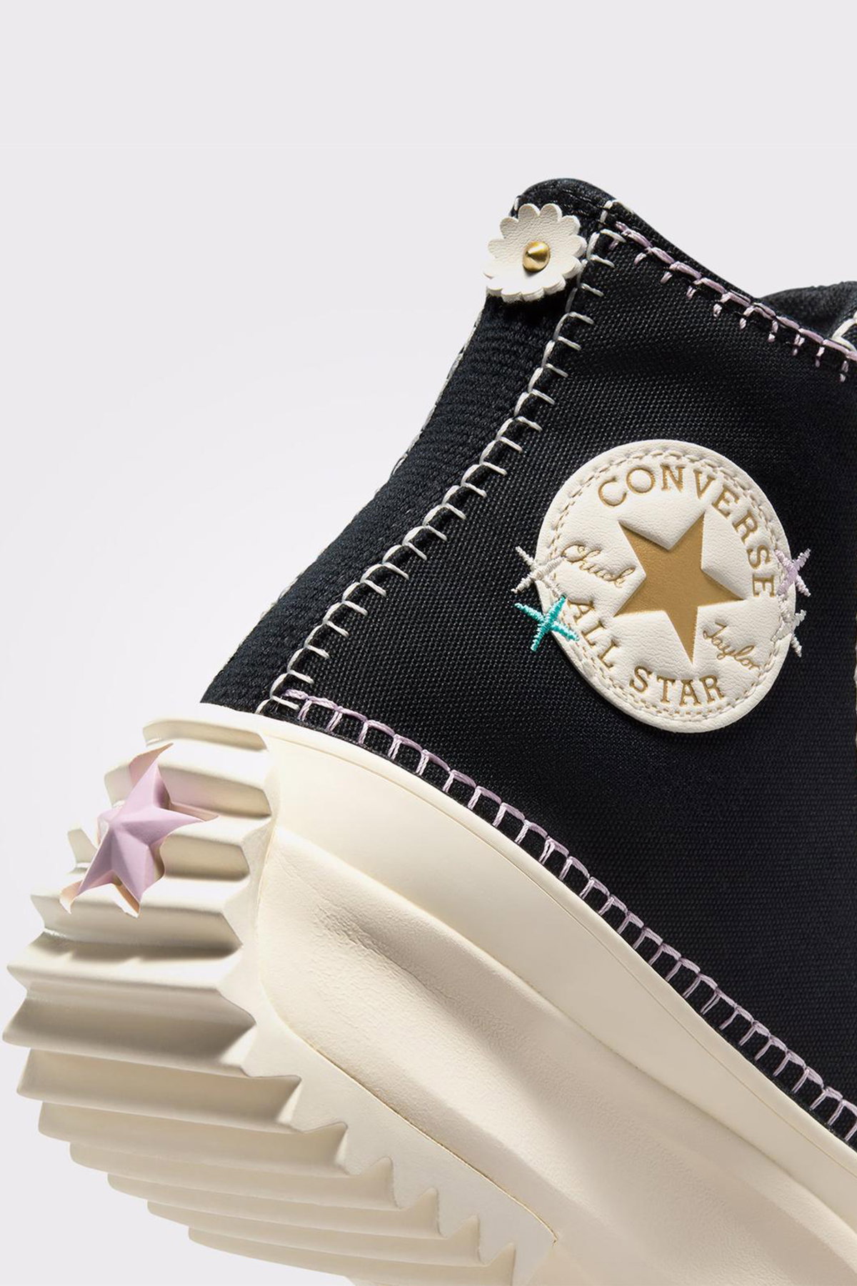 Converse Run Star Hike Kadın Platform Sneaker SIYAH