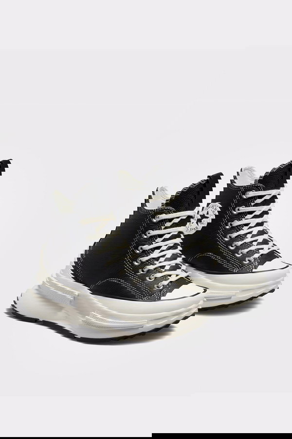 Converse Run Star Legacy Cx Foundational Kadın Deri Platform Sneaker SIYAH