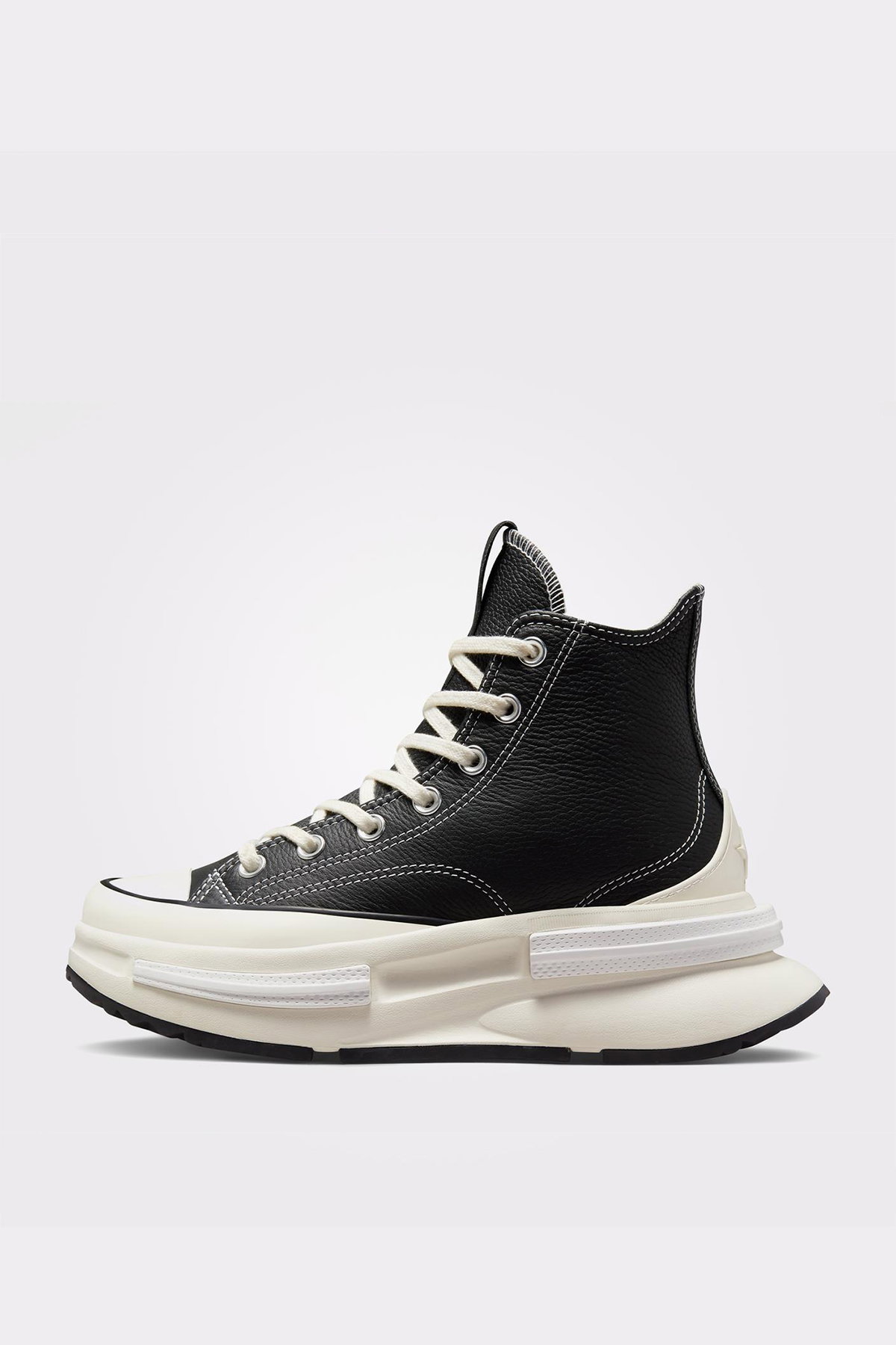 Converse Run Star Legacy Cx Foundational Kadın Deri Platform Sneaker SIYAH