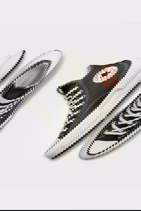 Converse Run Star Legacy Cx Foundational Kadın Deri Platform Sneaker SIYAH