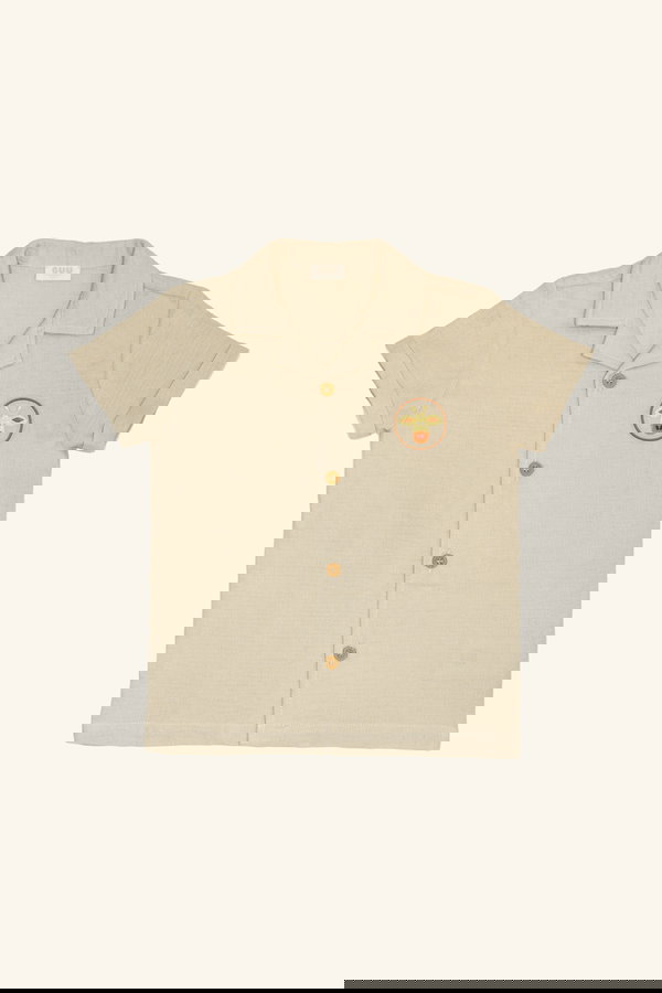 Safari Konsept Organik Pamuk Müslin Gömlek ve Şort Takım BEJ