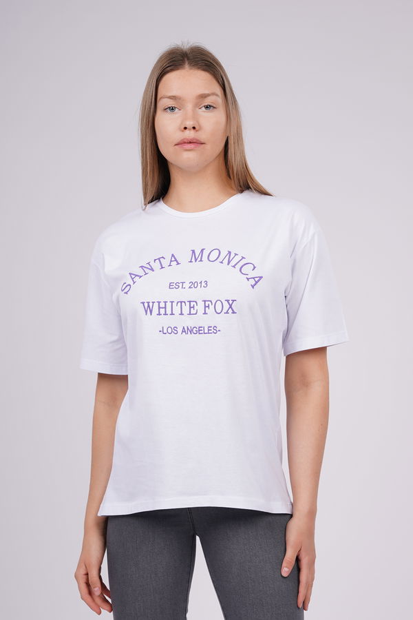 Gabria Santa Monica Nakışlı T-shirt