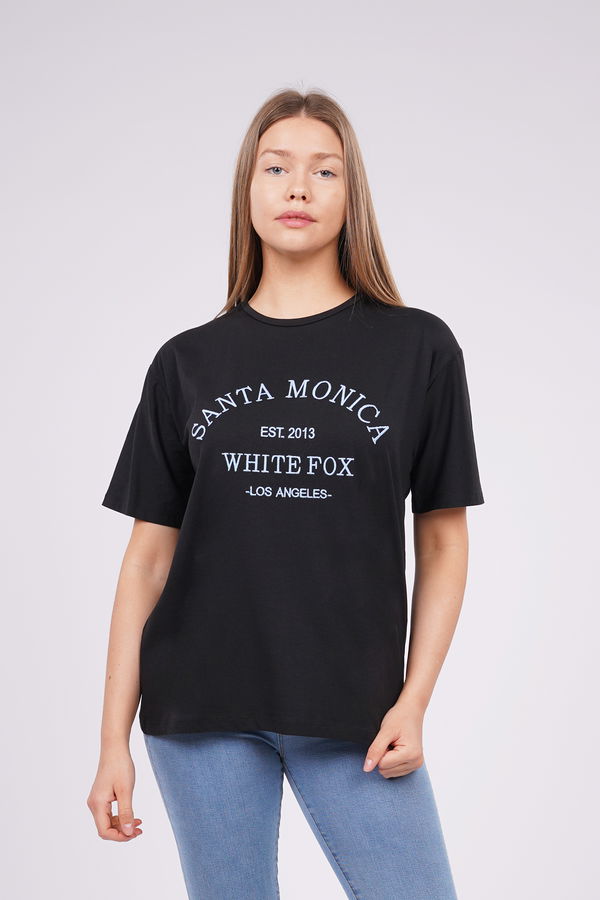 Gabria Santa Monica Nakışlı T-shirt