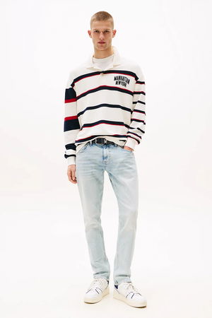 Tommy Hilfiger Erkek Jeans Pantolon MAVİ Tommy Hilfiger Erkek Jeans Pantolon MAVİ