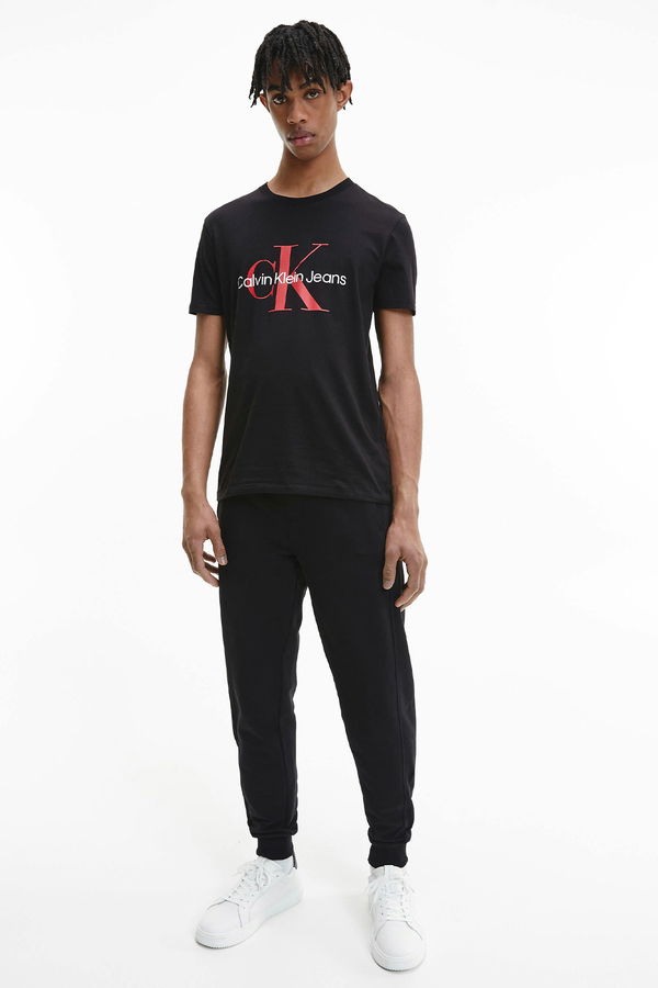 Calvin Klein Baskılı Erkek T-shirt SİYAH