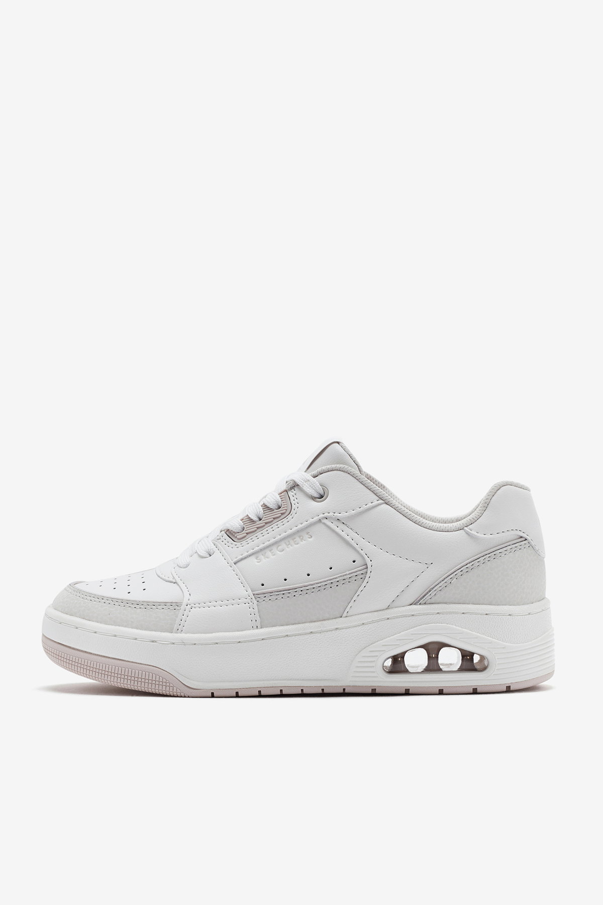 Skechers Uno Court - Courted Style 177710 WHT Kadın Spor Ayakkabı Beyaz