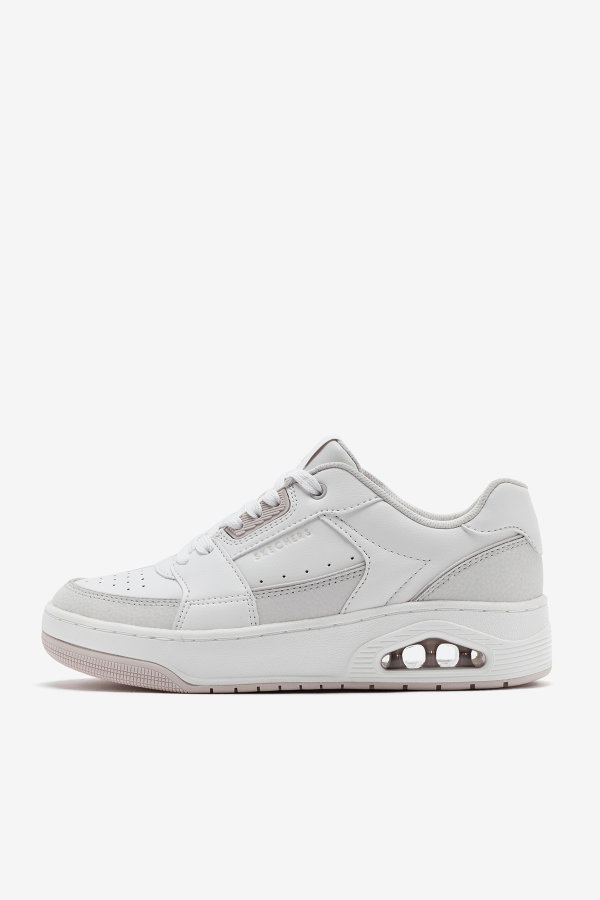 Skechers Uno Court - Courted Style 177710 WHT Kadın Spor Ayakkabı Beyaz