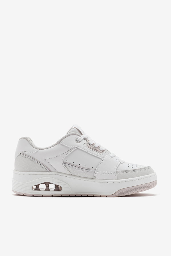 Skechers Uno Court - Courted Style 177710 WHT Kadın Spor Ayakkabı Beyaz