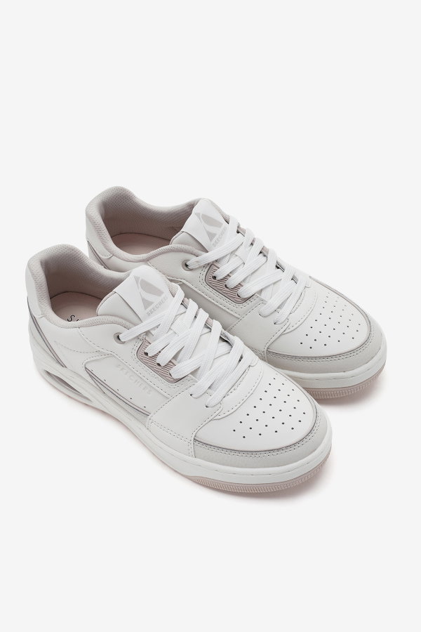 Skechers Uno Court - Courted Style 177710 WHT Kadın Spor Ayakkabı Beyaz