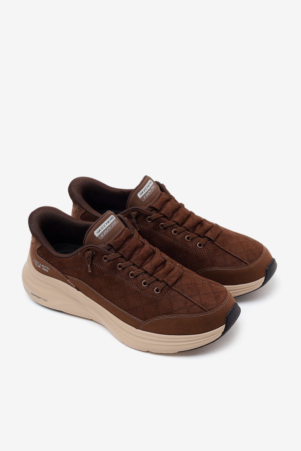Skechers Slip-ins: Contour Foam - Cozy Fit Erkek Spor Ayakkabı KAHVERENGI