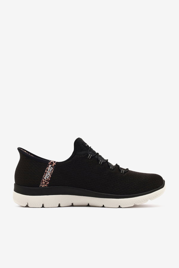 Skechers Summits Leopard Chic 150275TK BKMT Kadın Spor Ayakkabı SIYAH