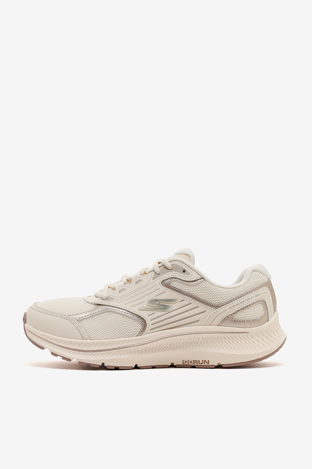 Skechers Go Run Consistent 2.0 128606TK NAT Kadın Spor Ayakkabı KREM