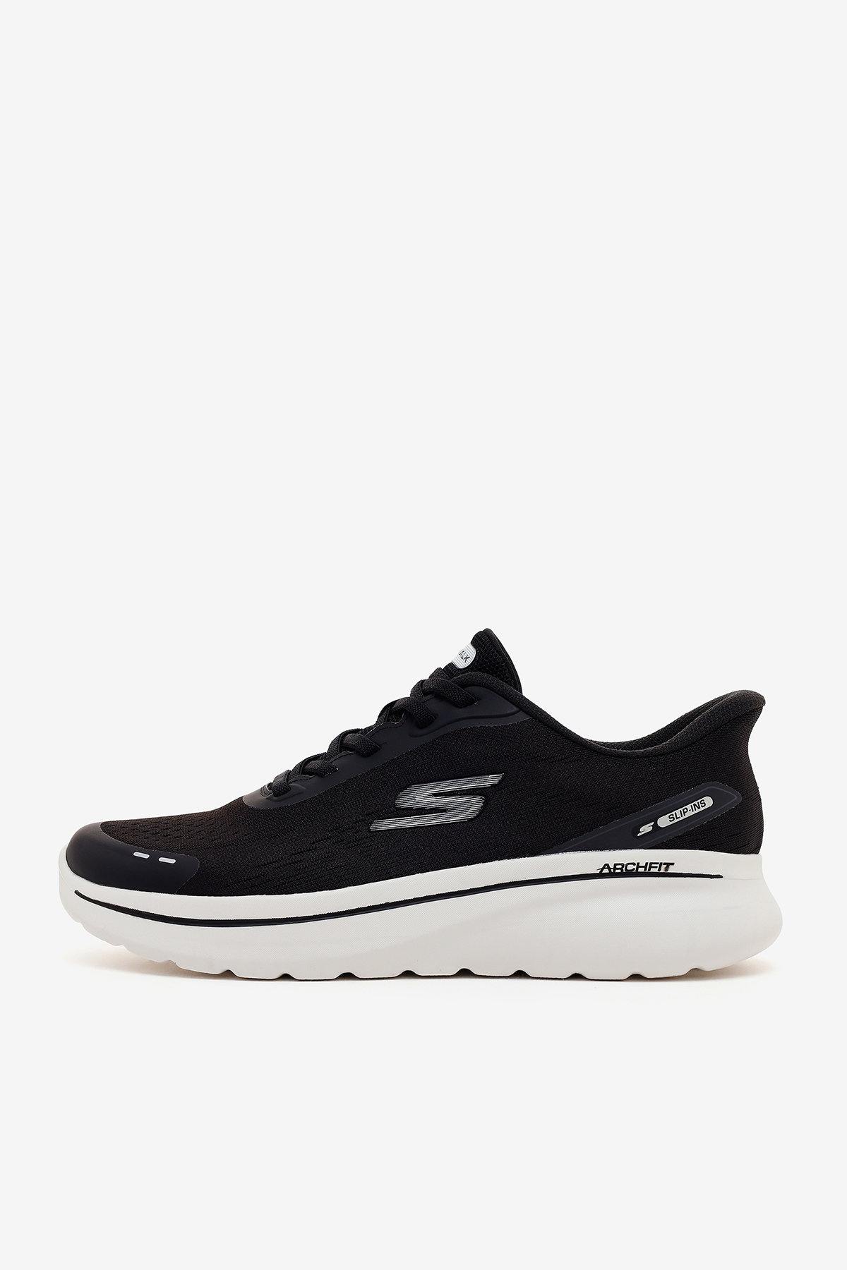 Skechers Go Walk Arch Fit N-joy 217075TK BKW Erkek Spor Ayakkabı SIYAH