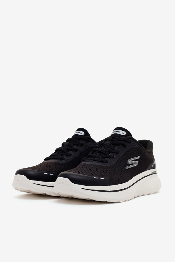 Skechers Go Walk Arch Fit N-joy 217075TK BKW Erkek Spor Ayakkabı SIYAH