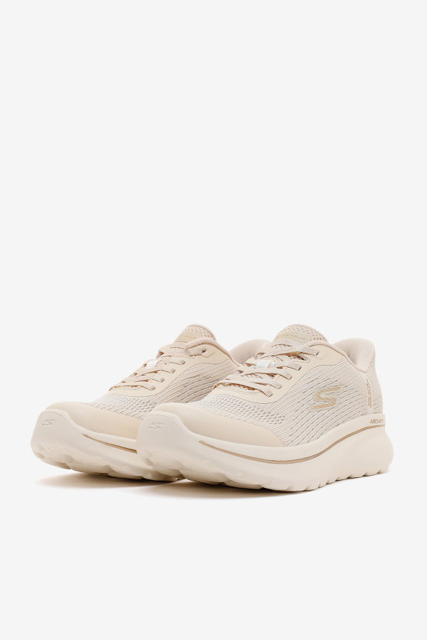 Skechers Go Walk Arch Fit N-joy 125852TK NAT Kadın Spor Ayakkabı BEJ