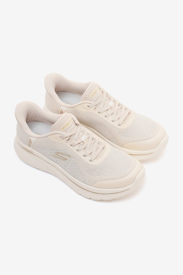 Skechers Go Walk Arch Fit N-joy 125852TK NAT Kadın Spor Ayakkabı BEJ