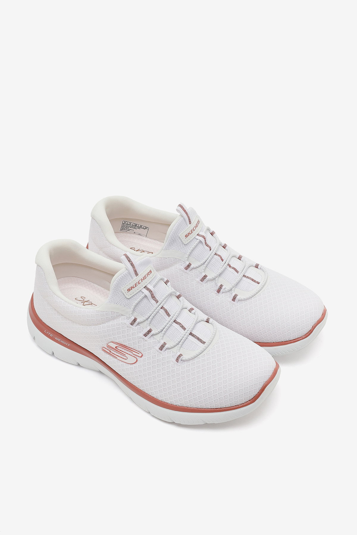 Skechers Summits 12980TK WTRG Kadın Spor Ayakkabı Beyaz