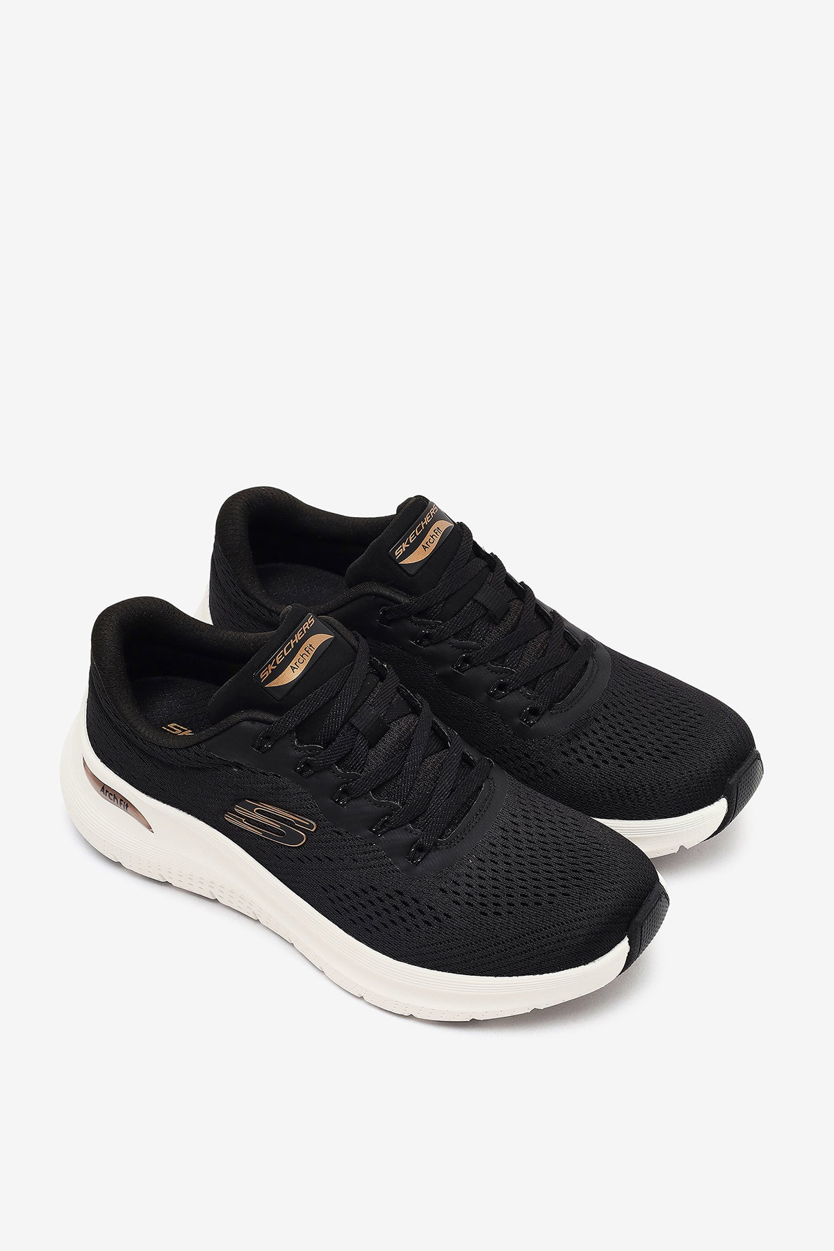 Skechers Arch Fit 2.0 Big League 150051TK BKRG Kadın Spor Ayakkabı SIYAH