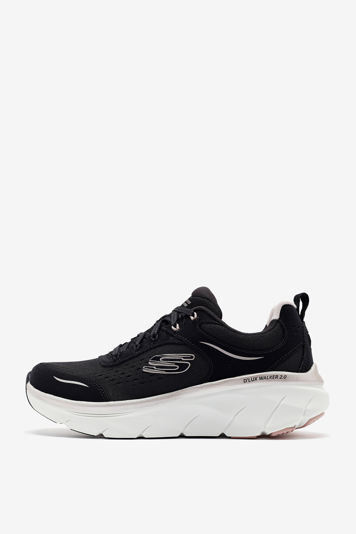 Skechers Dlux Walker 2.0 - Gradient Glam 150103 BKRG Kadın Spor Ayakkabı SIYAH