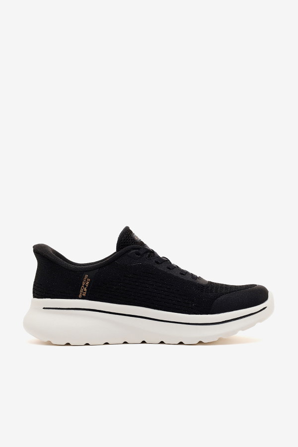 Skechers Go Walk Arch Fit N-joy 125852TK BKW Kadın Spor Ayakkabı SIYAH