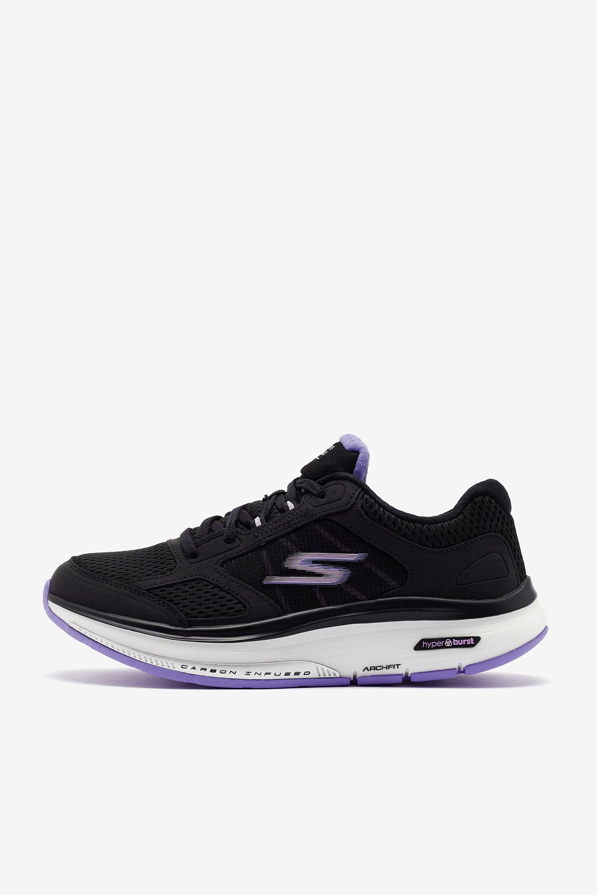 Skechers Go Walk Workout Walker 125025 BKLV  Kadın Spor Ayakkabı SIYAH