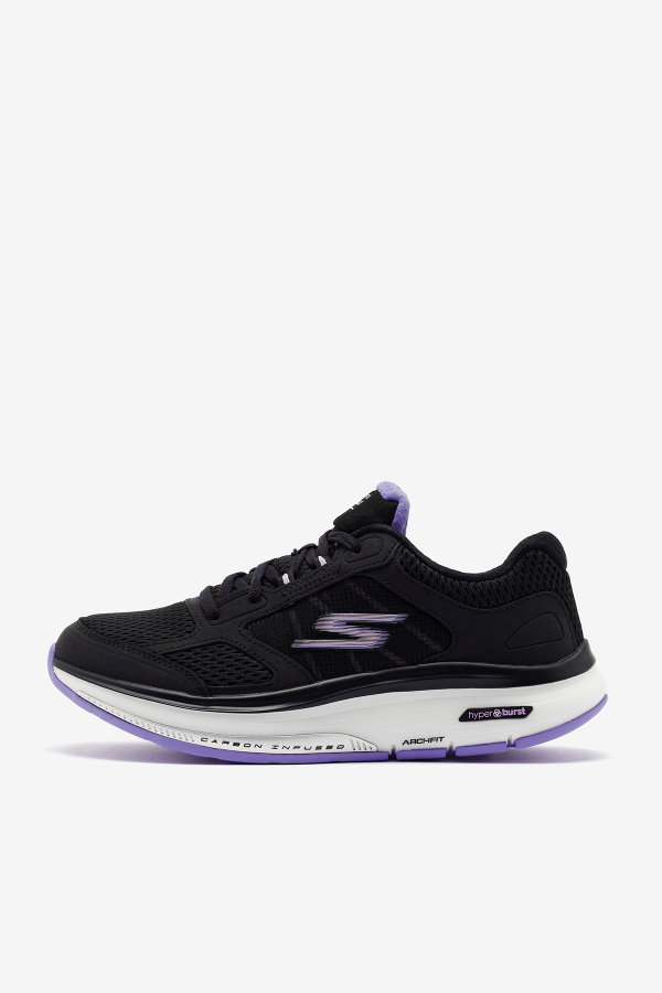 Skechers Go Walk Workout Walker 125025 BKLV  Kadın Spor Ayakkabı SIYAH