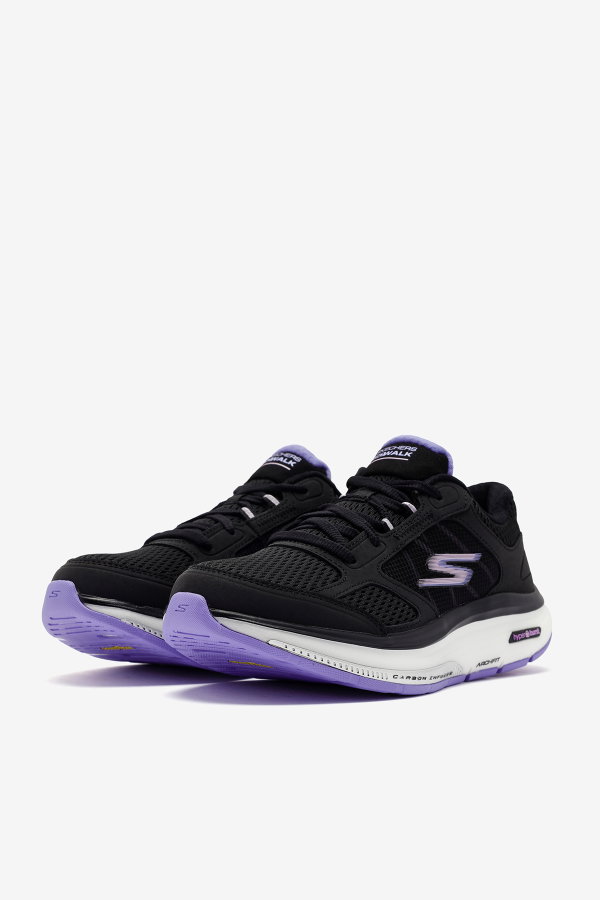 Skechers Go Walk Workout Walker 125025 BKLV  Kadın Spor Ayakkabı SIYAH