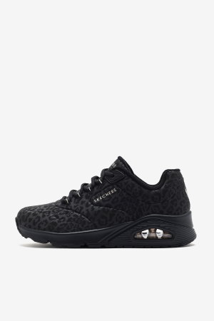 Skechers Uno - Kat-neato 177144 BBK Kadın Spor Ayakkabı SIYAH